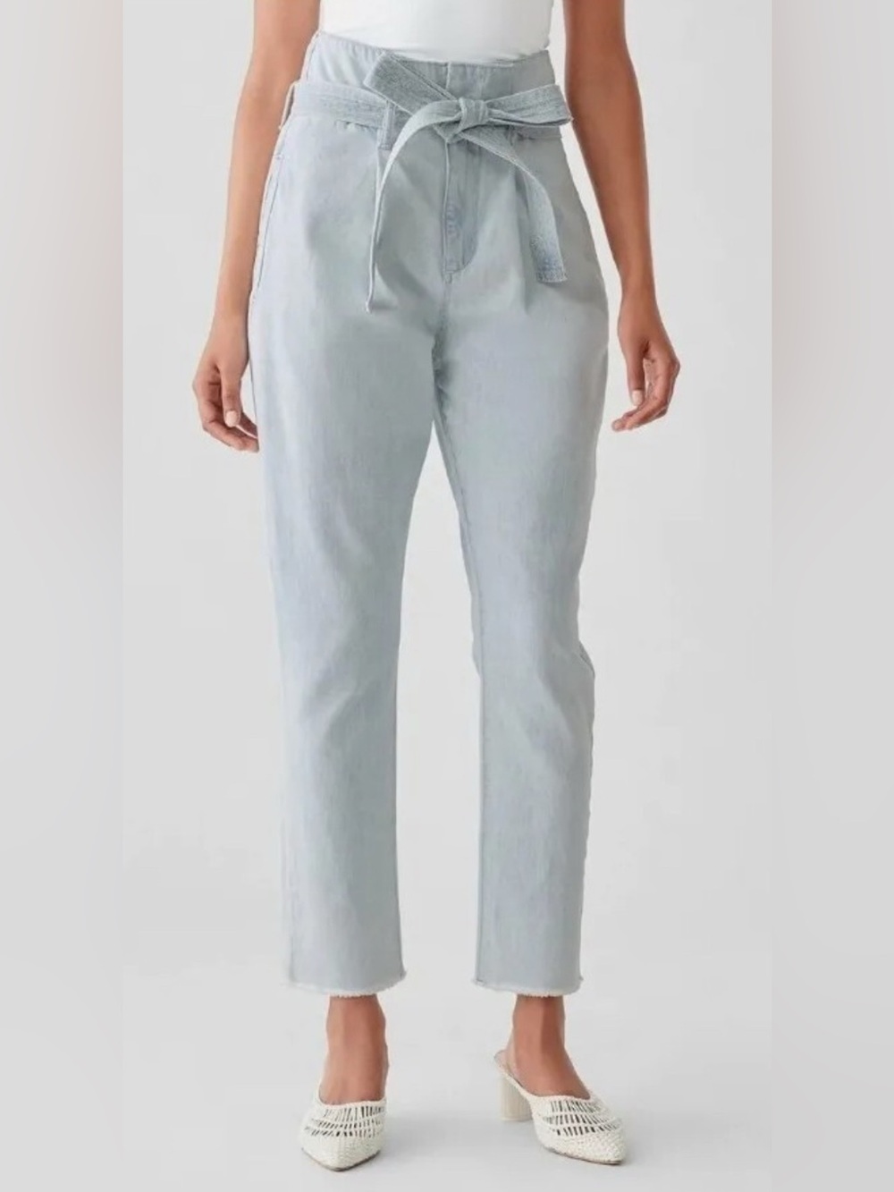 DL1961 ‘Susie Paper Bag’ High Rise Tapered Jeans